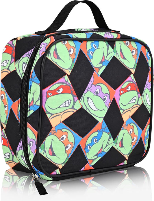 Colorful Ninja Turtles Adventure lunch box by ErgoDamy featuring characters from the popular animated series.